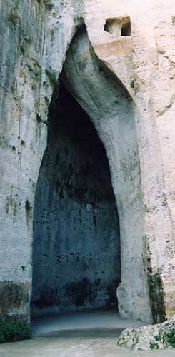 Orecchio di Dionisio- Latomìe di Siracusa